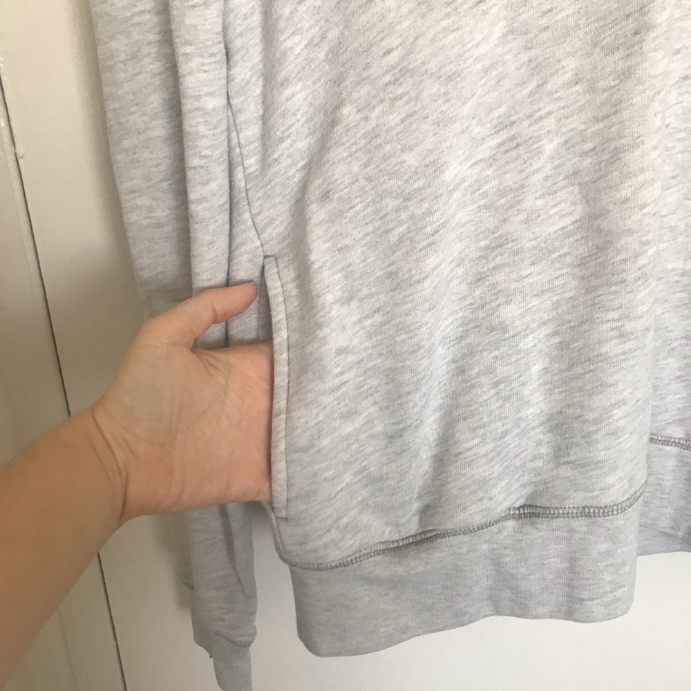 Victoria’s Secret Pink gray quarter zip hoodie - Picture 2 of 7